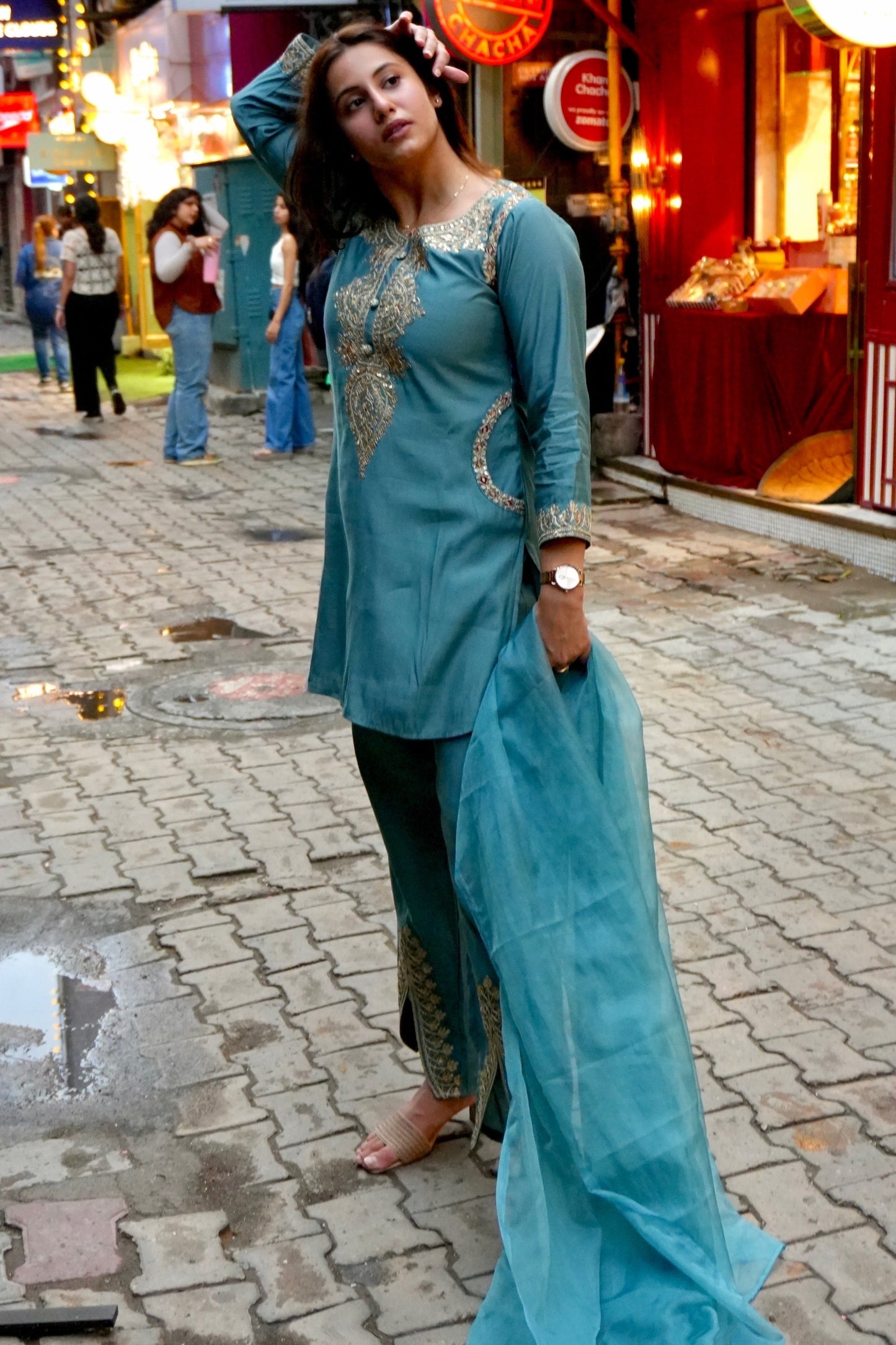 Resham Soft Silk Coord