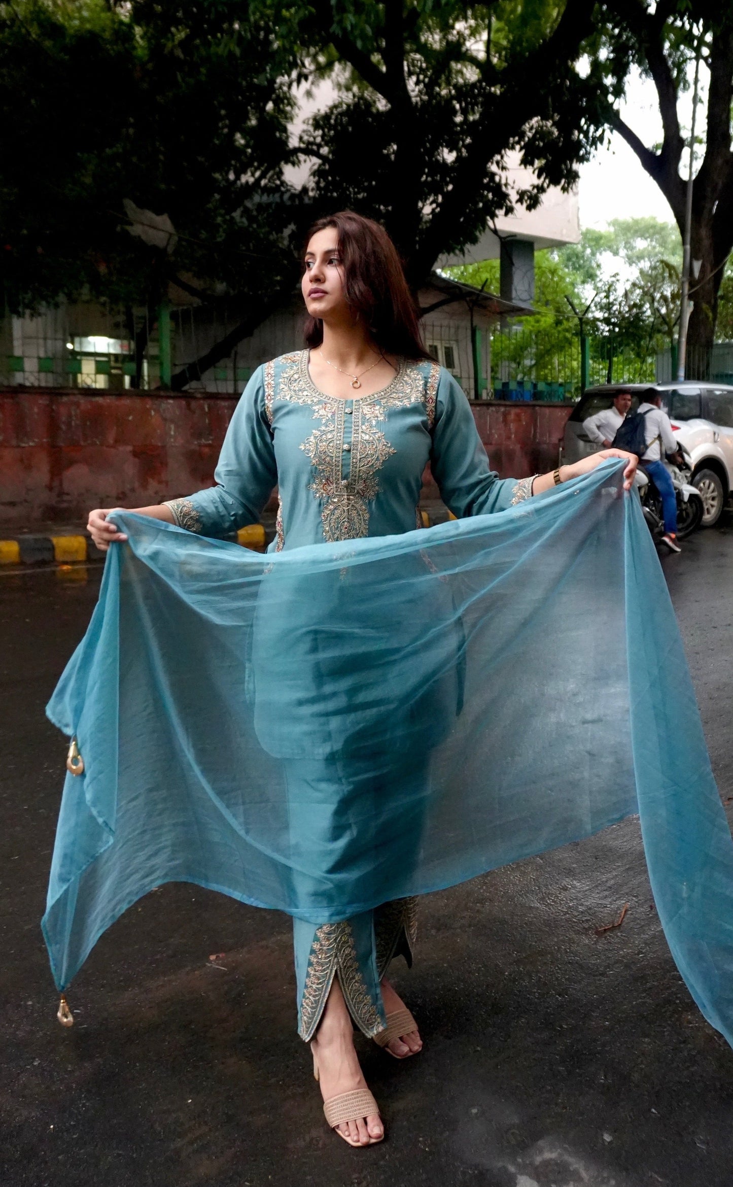 Resham Soft Silk Coord