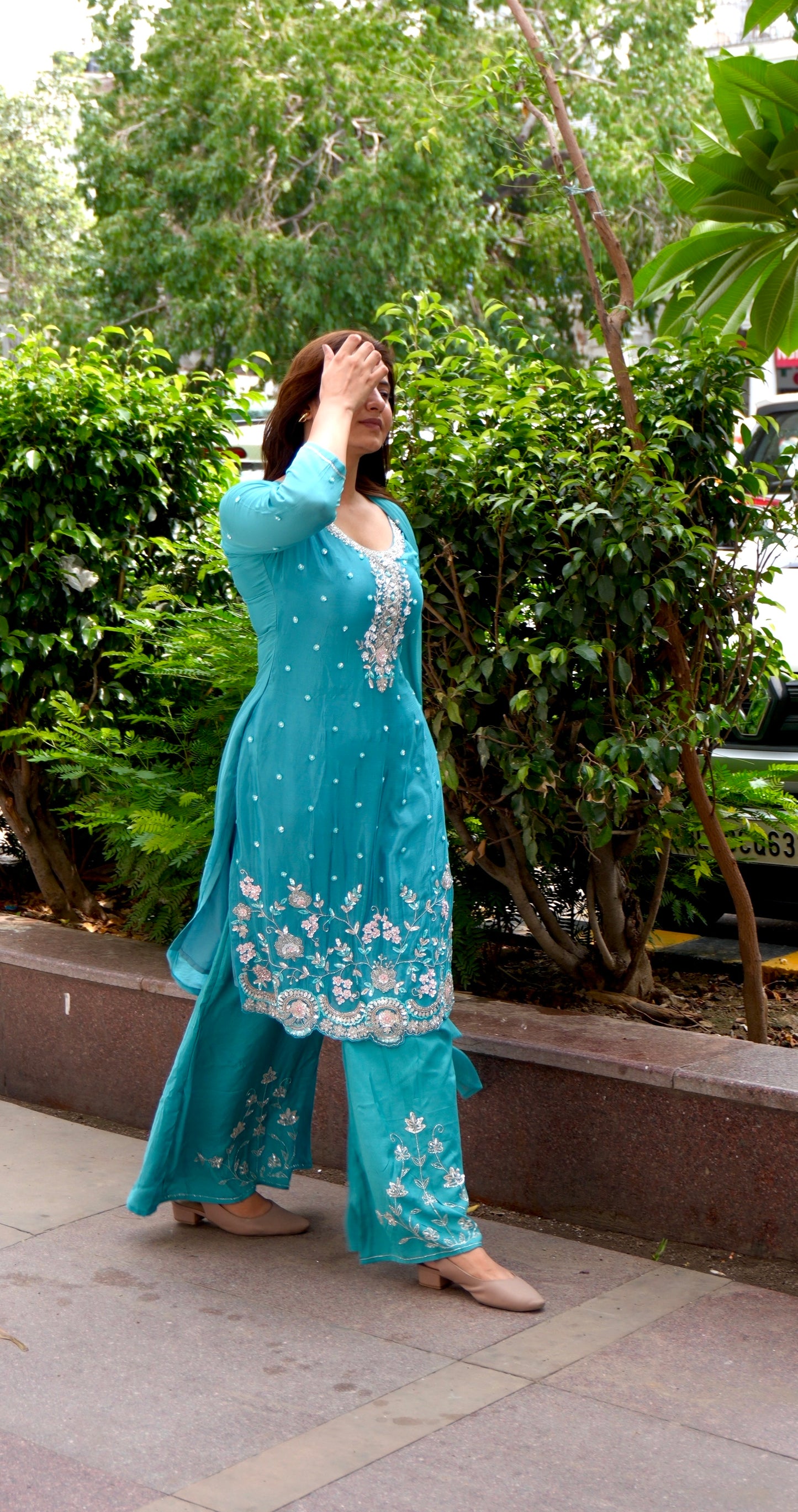 Noor Hand Embroided Suit